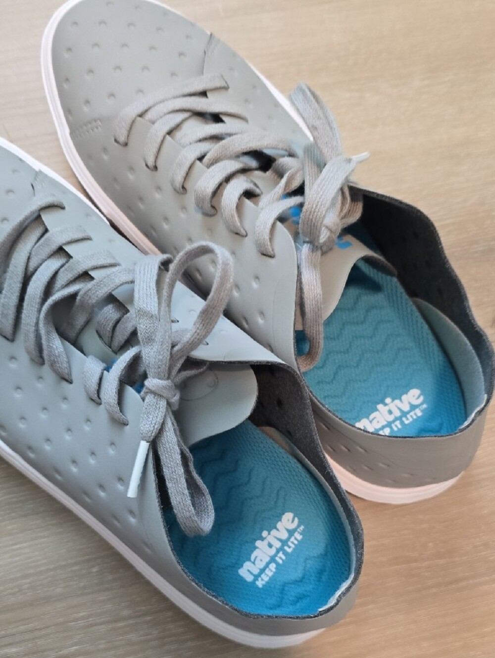 Native Monaco Grey Unisex Sneakers - Picture 5 of 6